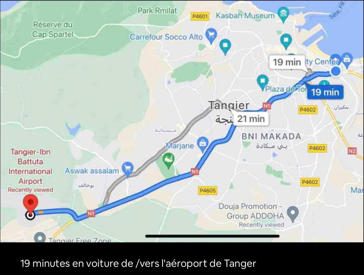 Studio Relax A Malabata Tanger Kültér fotó