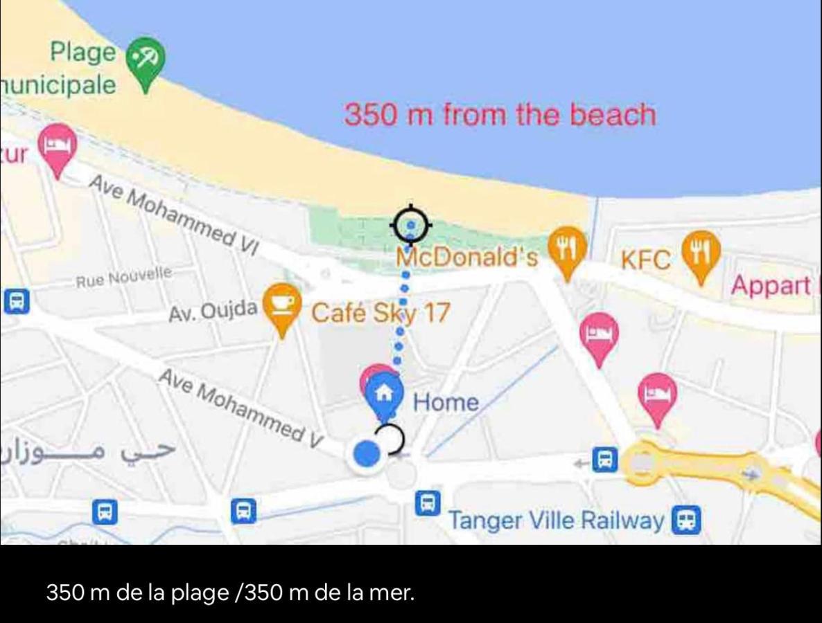 Studio Relax A Malabata Tanger Kültér fotó